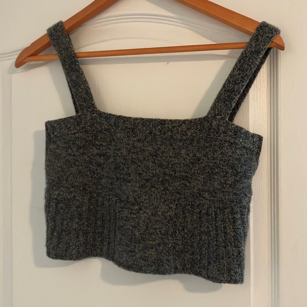 Red Valentino Cropped Wool Top